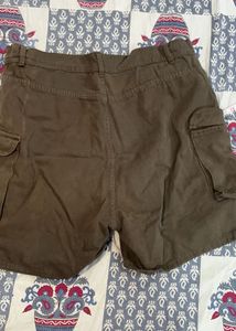 olive green/brownish Cargo Shorts