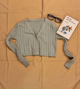 Cute Cropped Cardigan Top