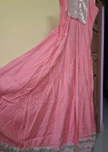 Beautiful Pink Ethnic Gown