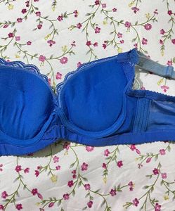Beautiful Blue Lace Bra