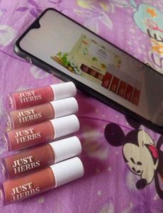 JUST HERBS Lip Tints - Set of 5