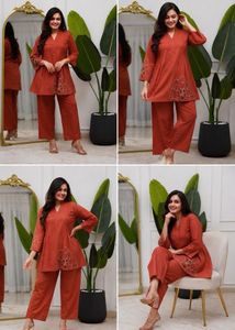 Elegant Rust Co-ord Set