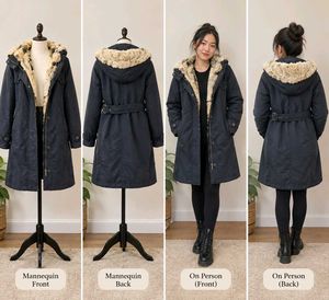 🧥Cozy Lined Hooded Parka