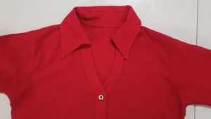 Classic Red Shirt for Women