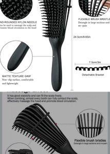 INSIME Detangler hair brush for curly hairs comb