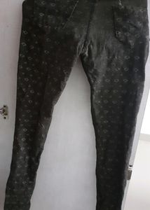 Sunday Offer- brown Color Printed Trouser