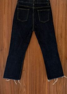 Classic Dark Wash Denim Jeans