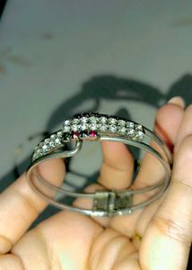 Sparkling Rhinestone Cuff Bracelet
