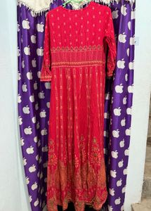Beautiful Red Ethnic Gown