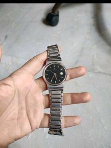 Titan Black Dial Watch