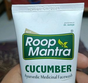 Roop Mantra cucumber face wash N Cream