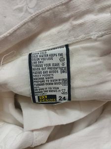 White denim for women