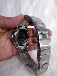 Men's Quartz Watch with Blue Dial