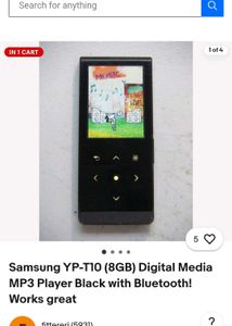 Samsung YP-T10 MP3 Player In Condition