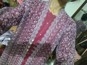 Kurta Pajama Net Jacket