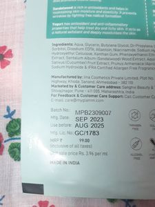 Myglamm Popxo Sheet mask Combo