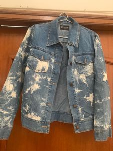 Unique Tie-Dye Denim Jacket