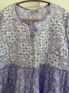 Chikankari Kurti 💜