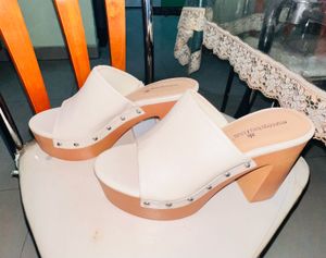 Platform Block Heeled Mules/Wedges