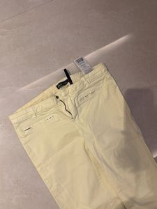 Yellow Cropped Trousers