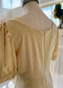 Vintage Inspired Puff Sleeve Dress