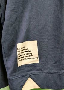 Men's Blue Crew Neck Sweatshirt (XXL)