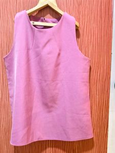 Chic Pink Sleeveless Top