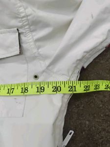 Cream Hooded Utility Jacket