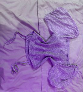 🎀Lavender Mesh Top.SIZE-28-34