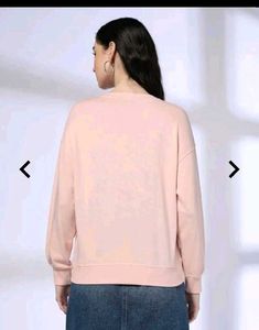Light Pink Floral Graphic Sweatshirt
