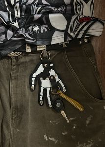 Skeleton Hand Keychain