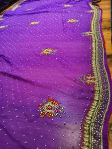Ready to wear saree fully handwork