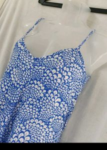 Boho Blue Floral Romper