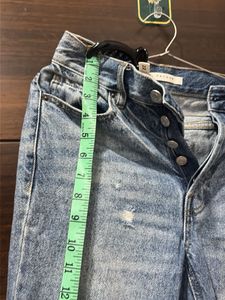 Distressed Blue Wash Jeans