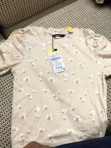 Cream Zudio T-shirt With Tag
