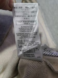 Burberry Grey Zip-Up Hoodie