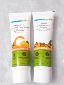 Mamaearth vitamin C Face cream And Mask