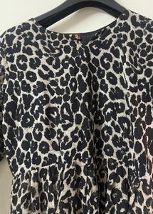 Leopard Print Nyraa cut kurti