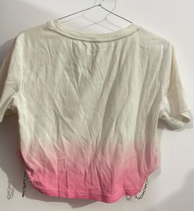 Cute Pink Ombre Graphic Tee