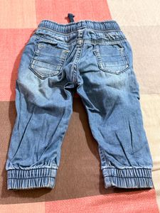 Cute Denim Jogger Pants
