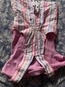Cute Bunny Overalls Set