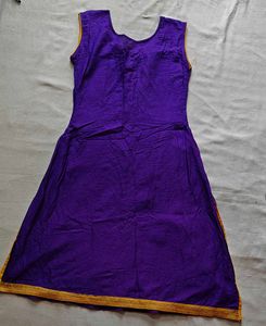 Vibrant Purple Embroidered Kurta