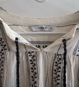 Only - Women’s Boho Striped Cotton Top