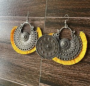 Boho Jhumka Earrings and  ring