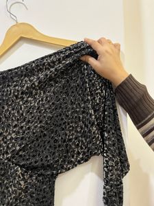 Chic One-Shoulder Leopard Print Dress