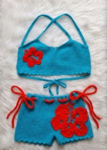 Crocheted Bikini Set