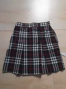Classic Plaid Pleated Mini Skirt