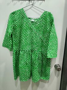 *New*Green Striped Kurta
