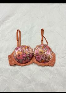 Lace Trim Push-Up Bra