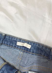 Distressed Denim Shorts